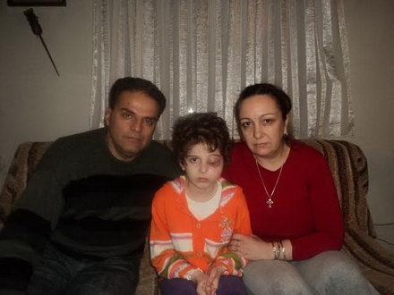 Anastasija sa roditeljima 